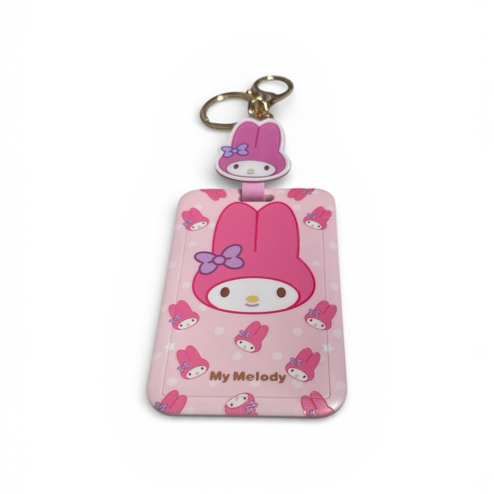 My Melody Retractable Card Holder with Keychain